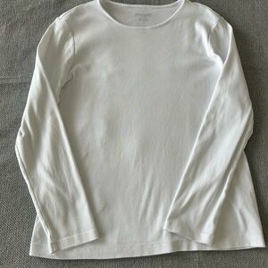 Pendleton Long Sleeve Jewel Neck 100% Cotton Tee